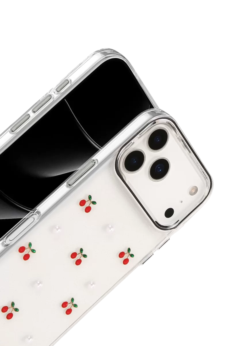 Newface Apple iPhone 17 Pro Max Fiyonk Desenli Kapak - Desen 9