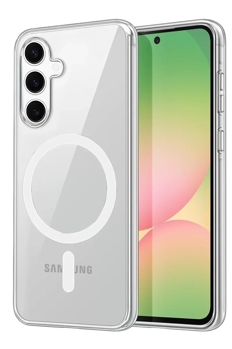 Newface Samsung Galaxy A16 5G Combo Sert Şeffaf Magsafe Kapak - Şeffaf