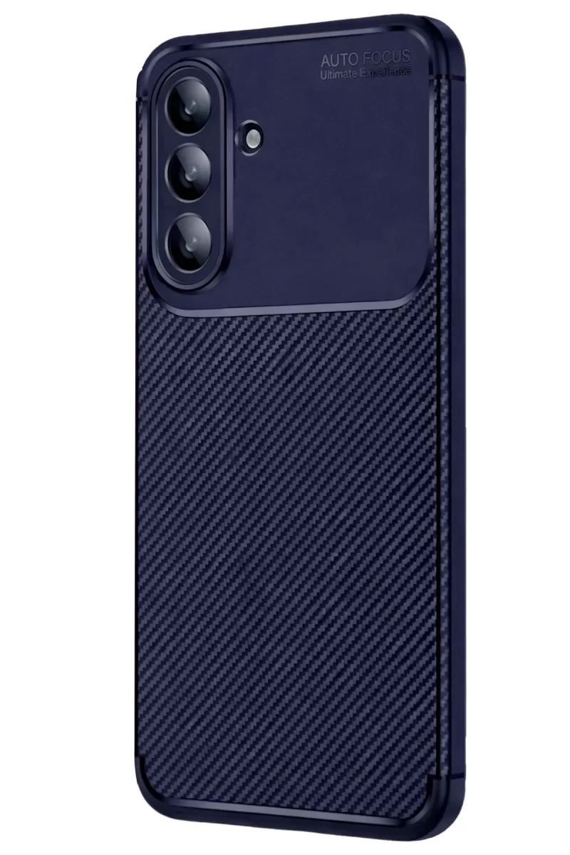 Newface Samsung Galaxy A57 5G Auto Focus Karbon Kapak - Lacivert