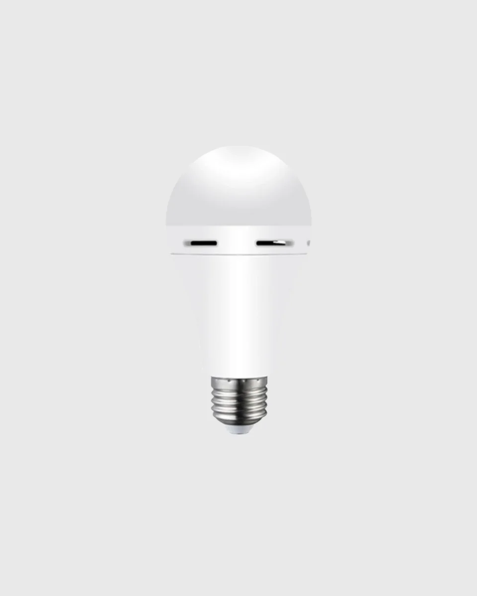 30W Şarjlı LED Ampul E27 Duy %80 Enerji Tasarruflu Soğuk Beyaz