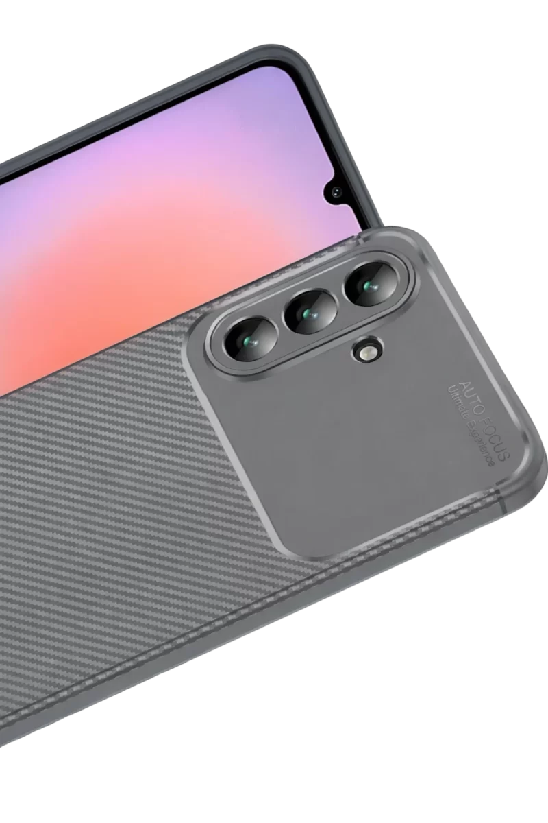 Newface Samsung Galaxy A57 5G Auto Focus Karbon Kapak - Gri
