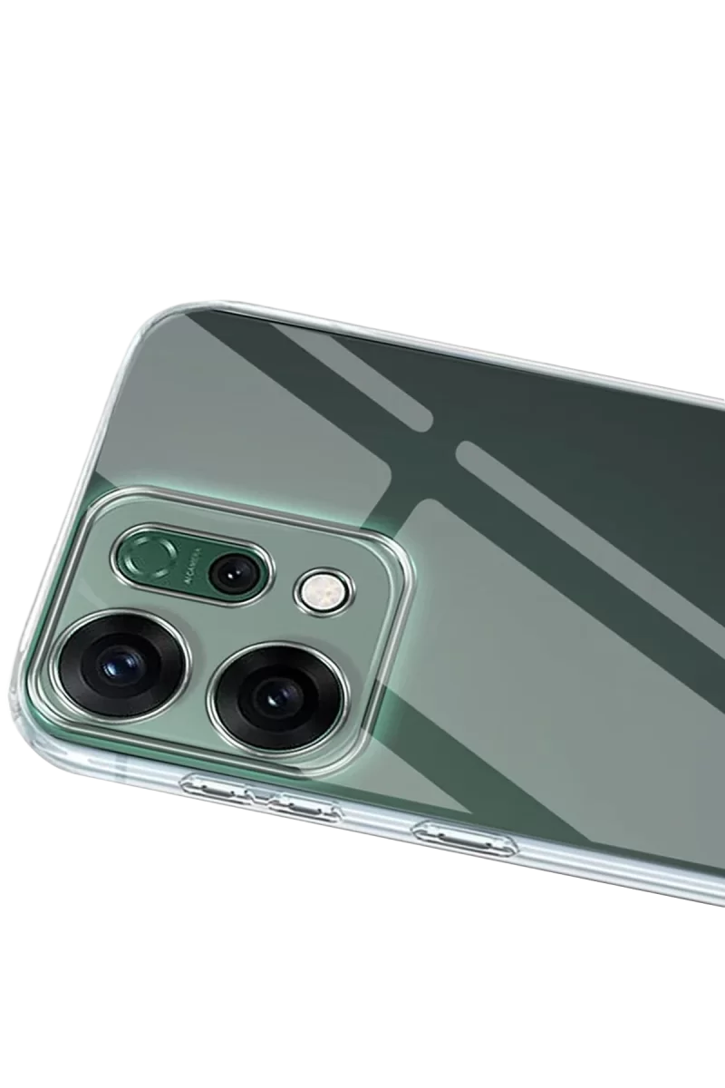 Newface Oppo Reno 14 Kılıf Lüx Şeffaf Silikon - Şeffaf