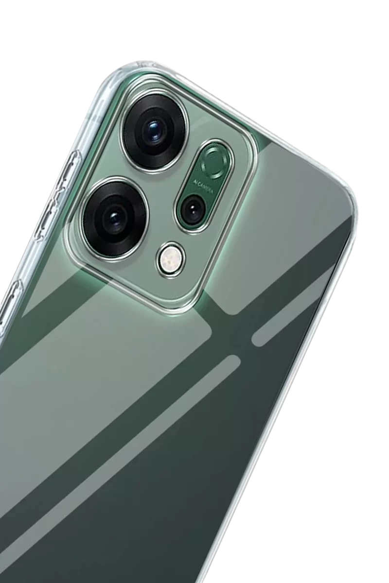 Newface Oppo Reno 14 Kılıf Lüx Şeffaf Silikon - Şeffaf