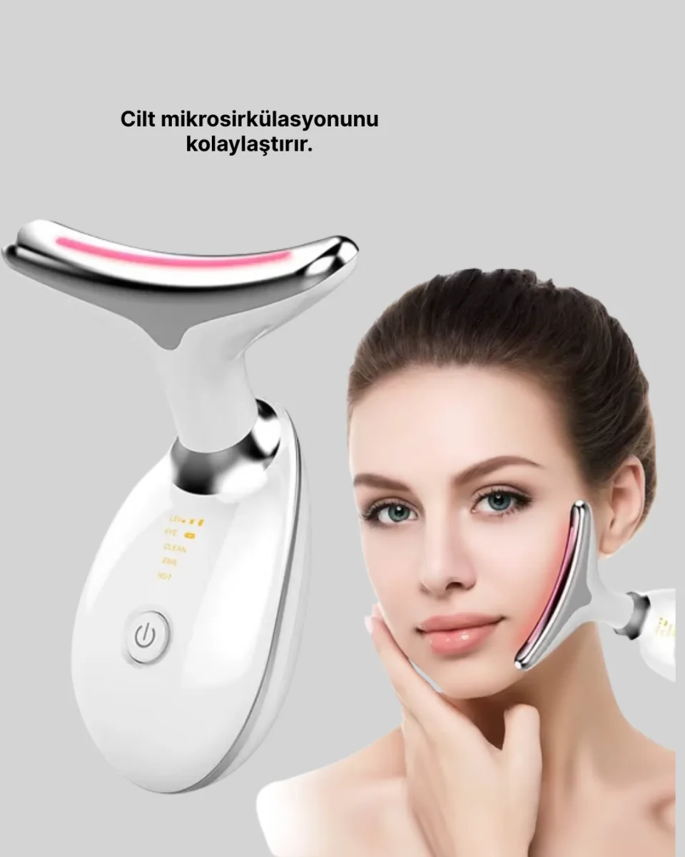 7 Seviyeli LED Cilt Sıkılaştırıcı Masaj Aleti