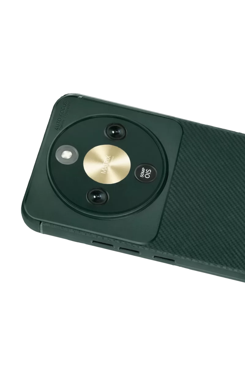 Newface Huawei Honor Magic 8 Lite Auto Focus Karbon Kapak - Koyu Yeşil