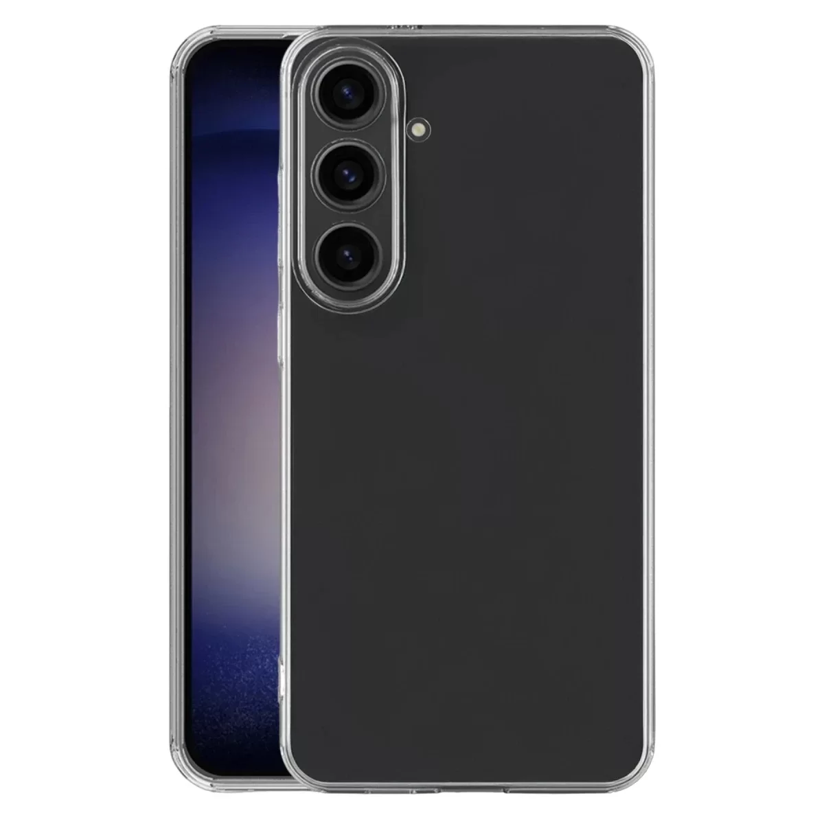 Newface Samsung Galaxy S25 Kılıf Lüx Şeffaf Silikon