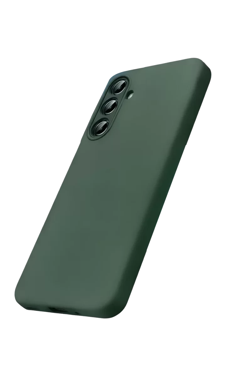 Newface Samsung Galaxy A57 5G First Silikon - Koyu Yeşil