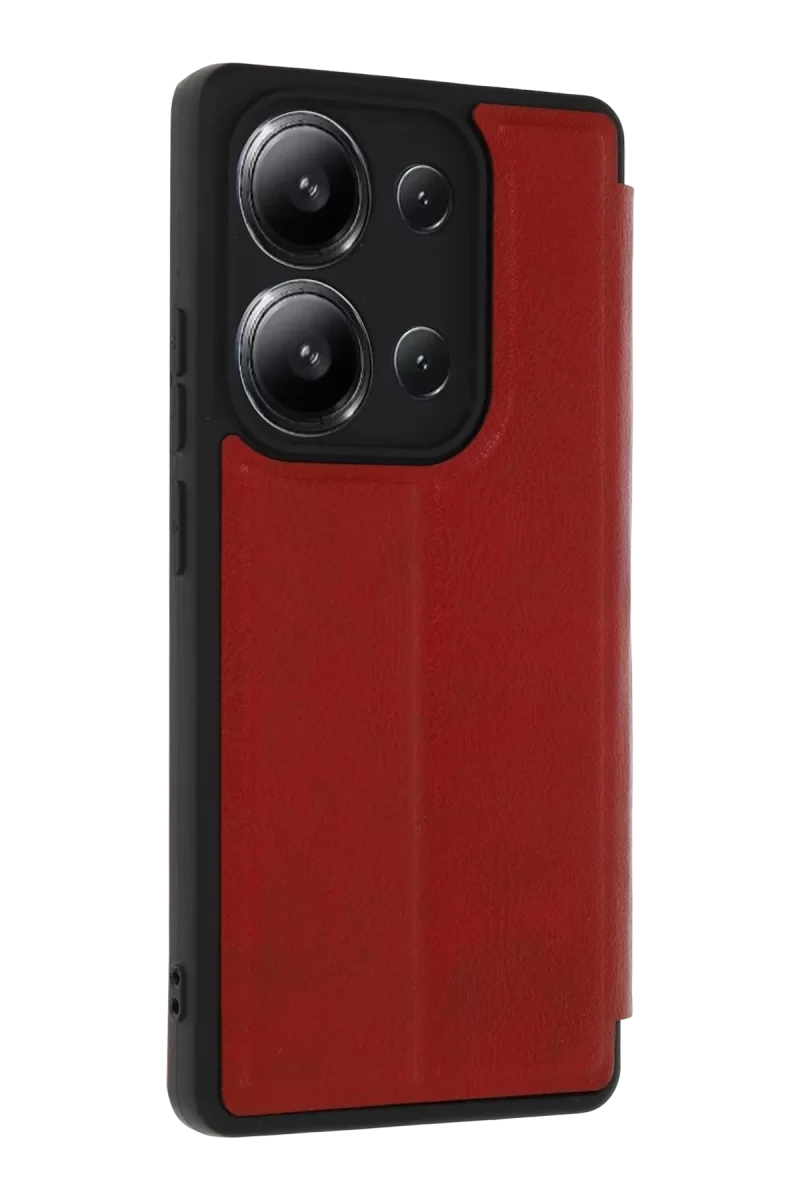 Newface Xiaomi Redmi 15C 4G Flip Cover - Kırmızı