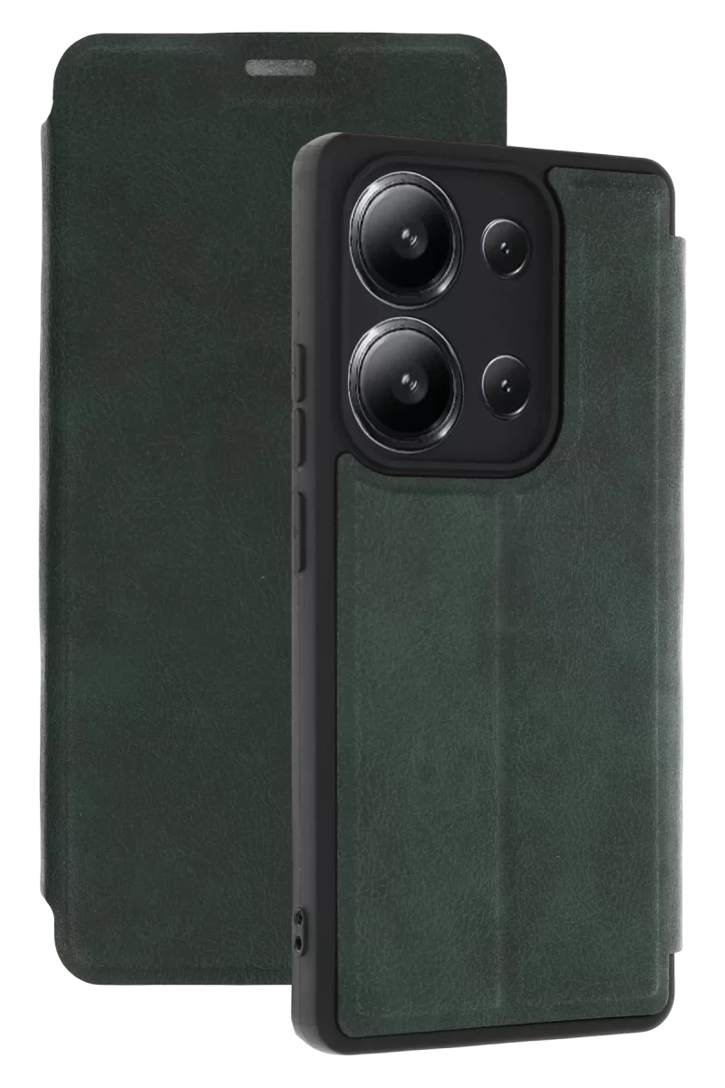 Newface Xiaomi Redmi 15C 4G Flip Cover - Yeşil