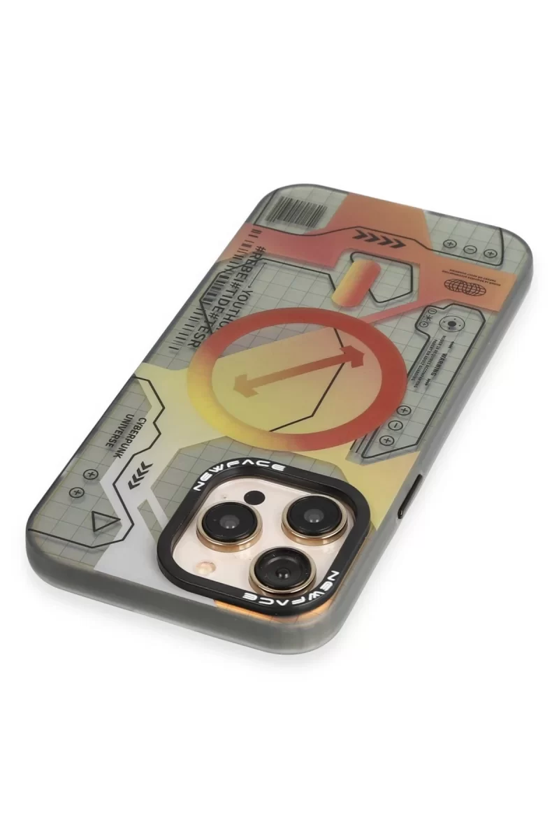 Newface Apple iPhone 13 Pro Max Kılıf Venüs Magneticsafe Desenli Kapak - Venüs - 6