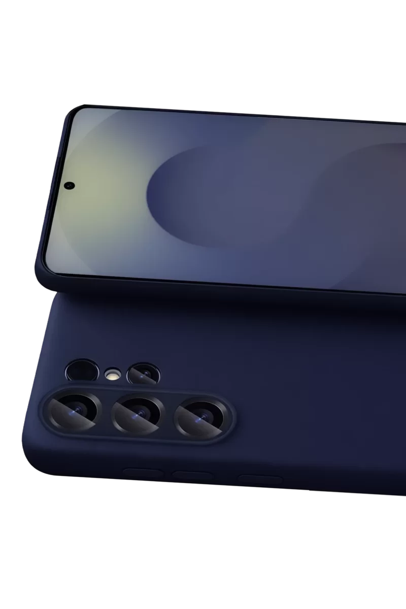 Newface Samsung Galaxy S26 Ultra Nano içi Kadife Silikon - Lacivert