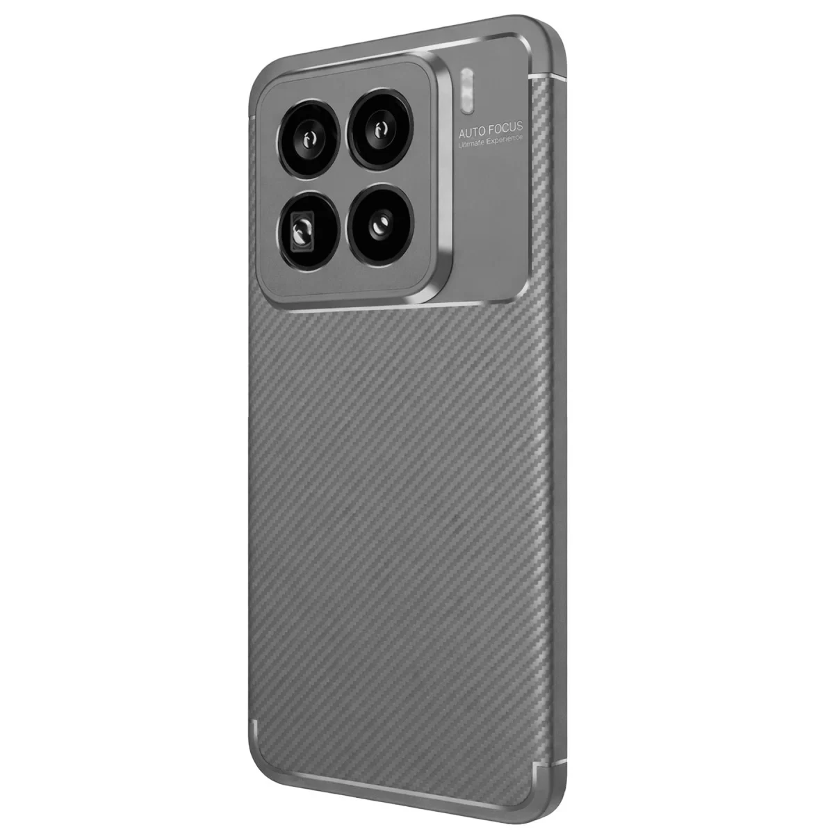 Newface Xiaomi Mi 15 Pro Kılıf Auto Focus Karbon Kapak - Gri