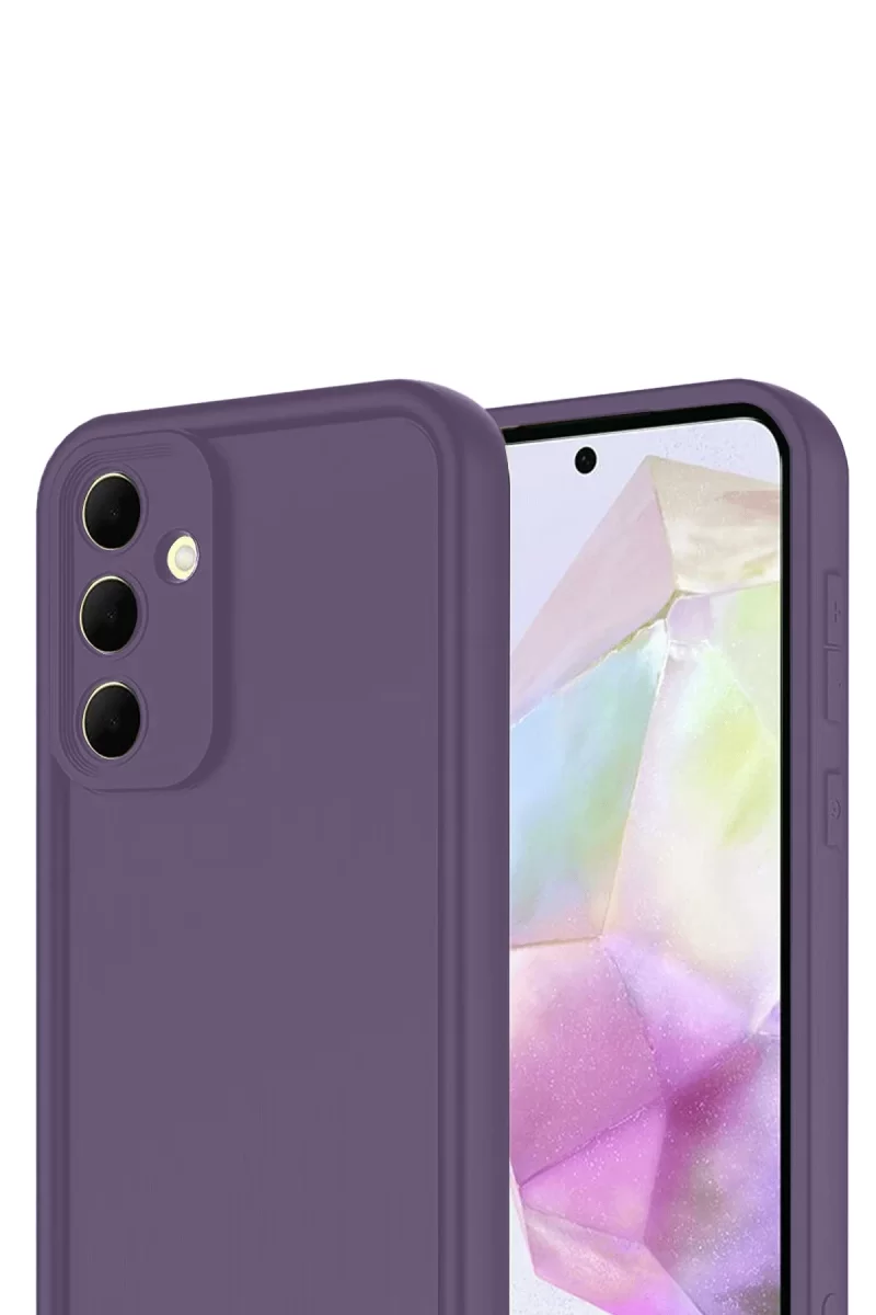 Newface Samsung Galaxy A16 5G Kılıf Viera Silikon - Mürdüm