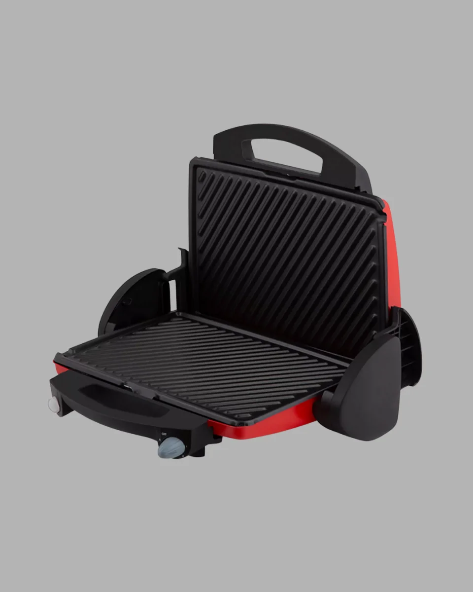 Profesyonel 2000W Tost Makinesi – Ayarlanabilir Termostat ve Çıkarılabilir Plaka