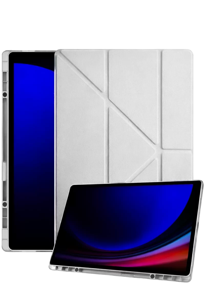 Newface Samsung Galaxy Tab A11 Kalemlikli Mars Tablet Kılıfı - Gri