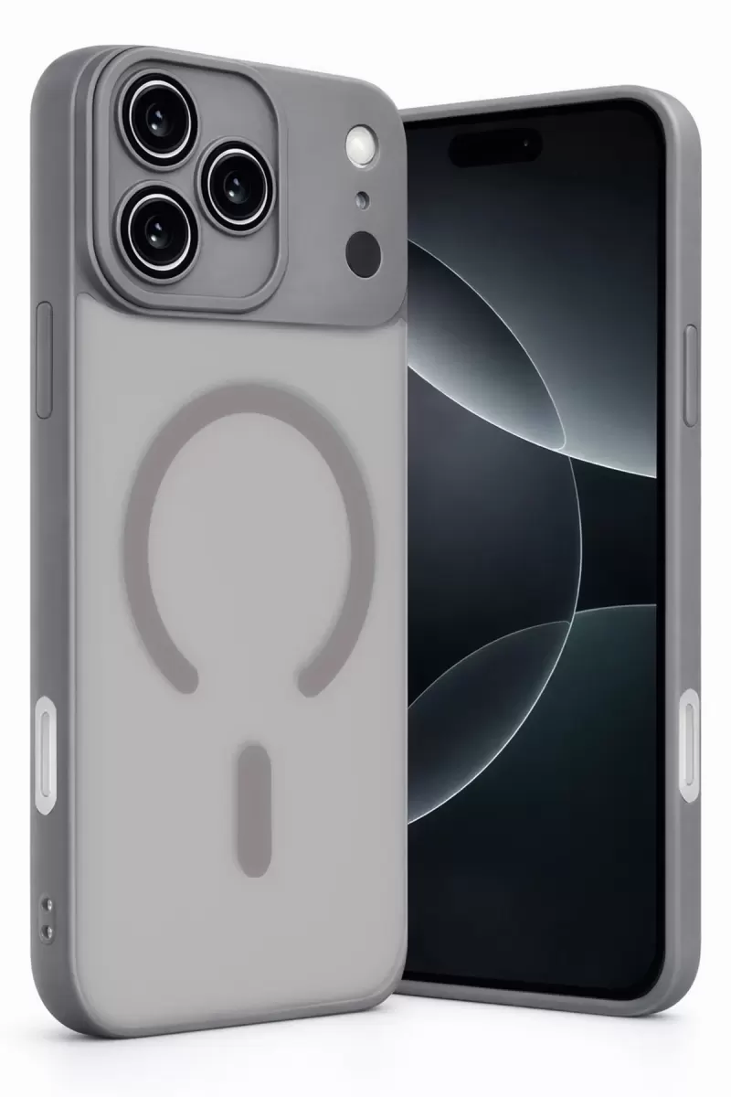 Newface Apple iPhone 17 Pro Max Jota Lensli Magsafe Kapak - Titan Gri