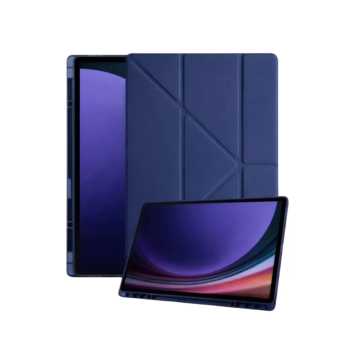 Newface Samsung Galaxy Tab A11 Plus Kalemlikli Mars Tablet Kılıfı - Lacivert