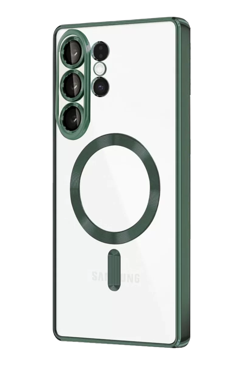 Newface Samsung Galaxy S26 Ultra Kross Magneticsafe Kapak - Koyu Yeşil