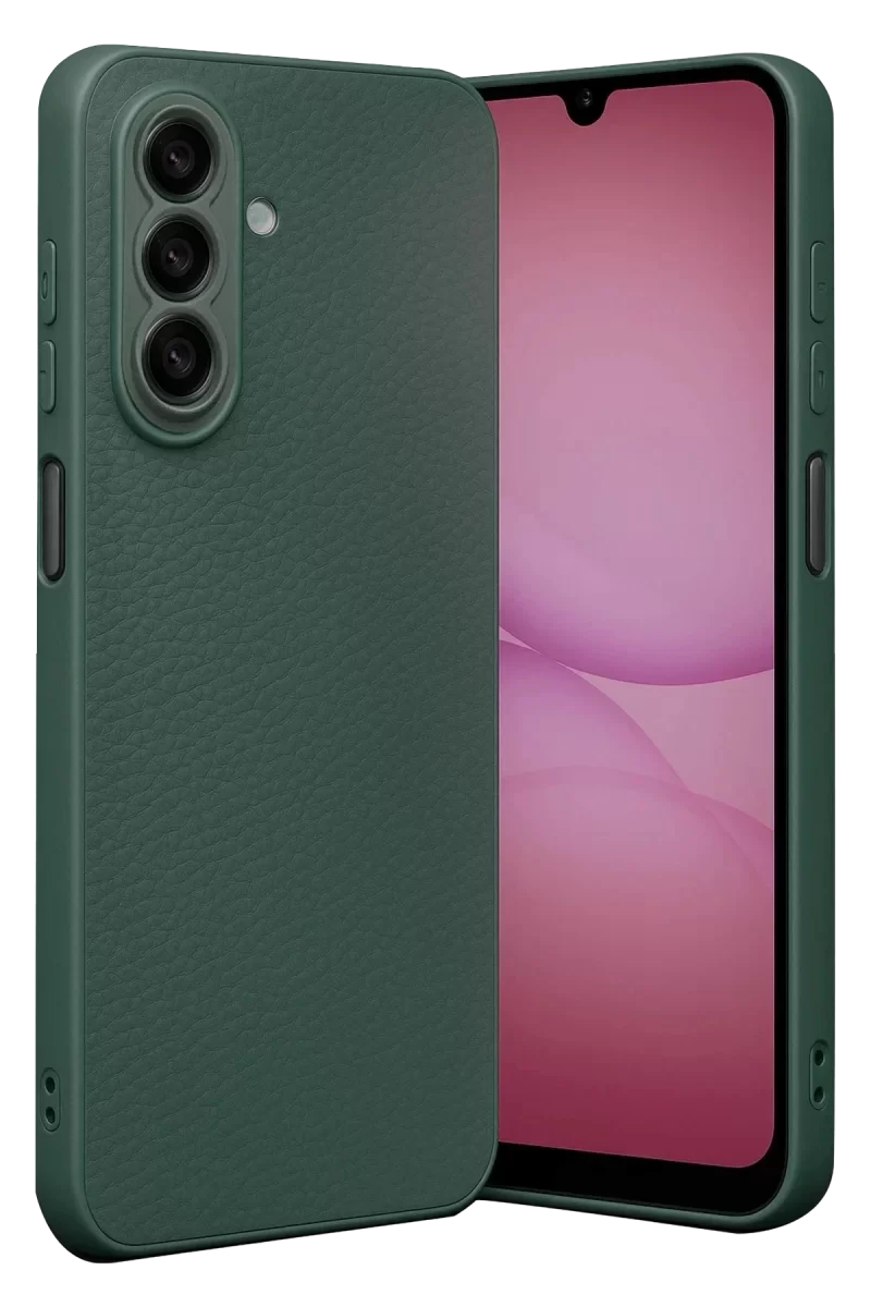 Newface Samsung Galaxy A37 5G Thermax Silikon Kılıf - Koyu Yeşil