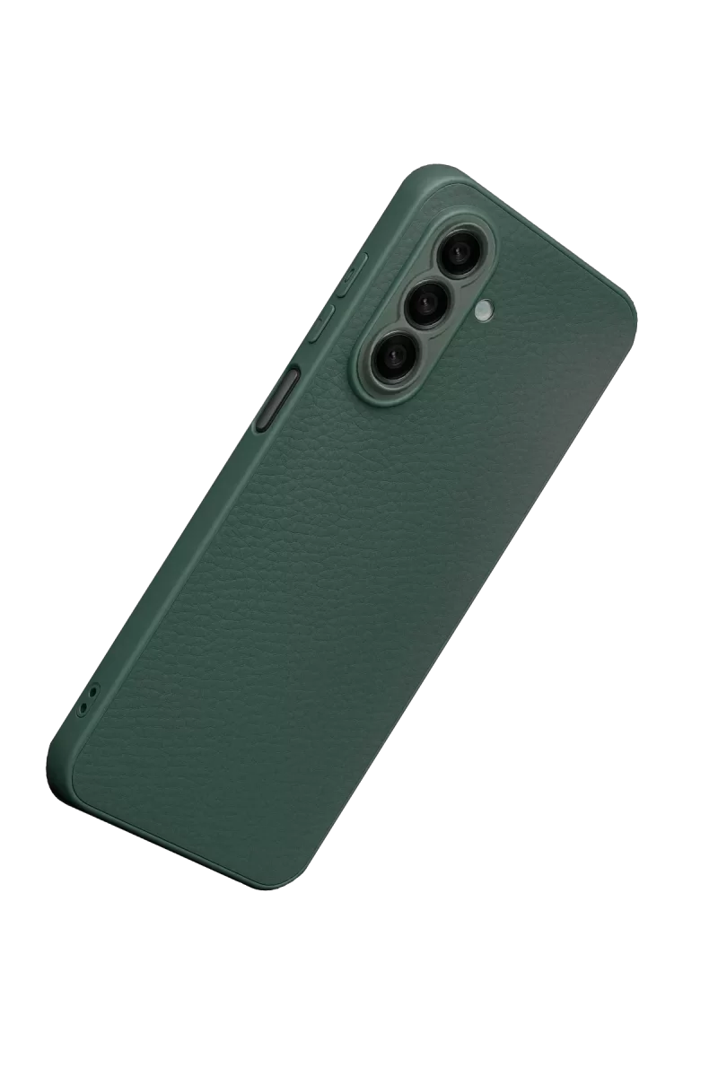Newface Samsung Galaxy A37 5G Thermax Silikon Kılıf - Koyu Yeşil