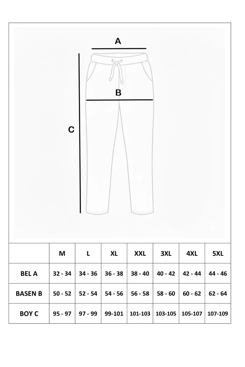 Bambu Likralı Ring Viskon Pijama Altı