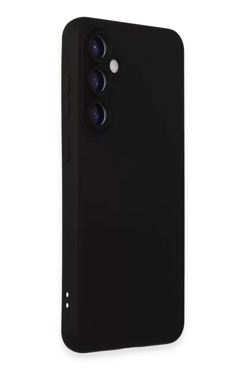 Newface Samsung Galaxy S24 Kılıf Nano içi Kadife Silikon - Siyah