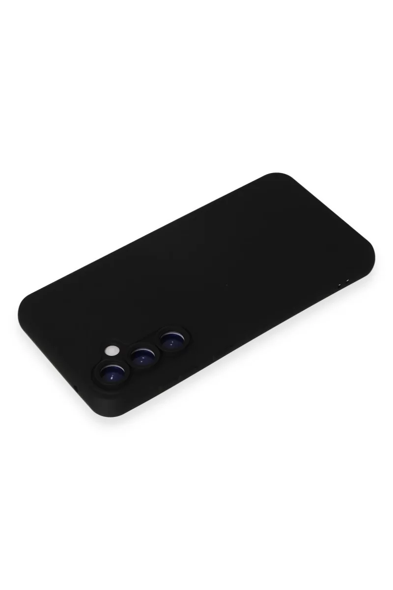 Newface Samsung Galaxy S24 Plus Kılıf Nano içi Kadife Silikon - Siyah