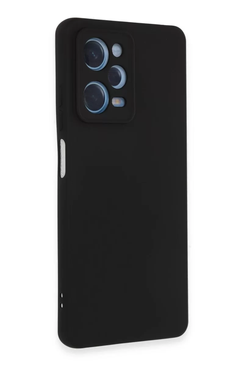 Newface Xiaomi Redmi Note 12 Pro 5G Kılıf Nano içi Kadife Silikon - Siyah