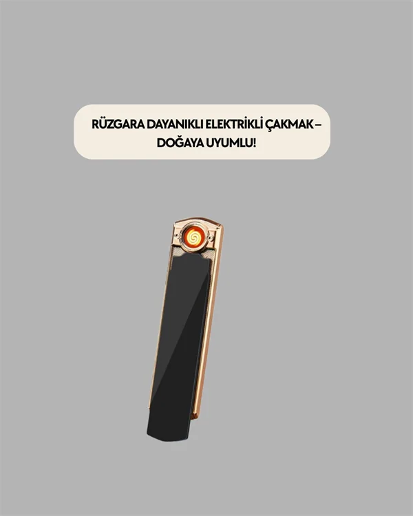 Elektronik Çakmak – Lüks Tasarım, Rüzgarda Sönmez