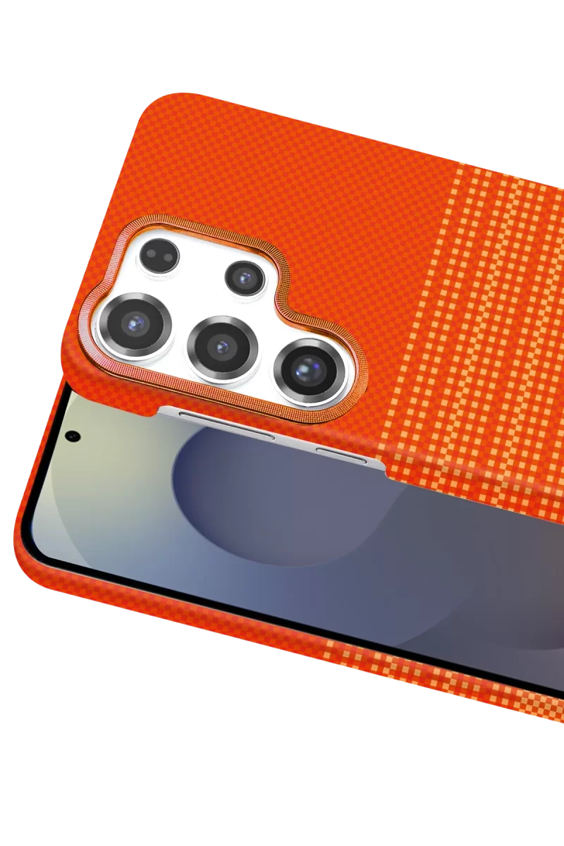 Newface Samsung Galaxy S26 Ultra Vega Magsafe Kapak - Turuncu