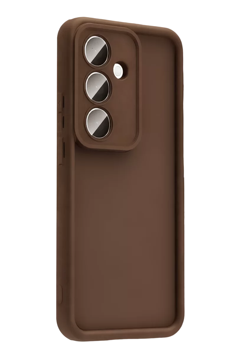 Newface Samsung Galaxy A37 5G Viera Silikon - Kahverengi