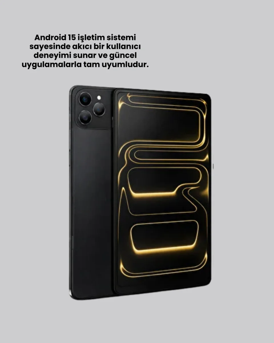5G Uyumlu Android Tablet 16GB RAM 1TB Hafıza Set Halinde