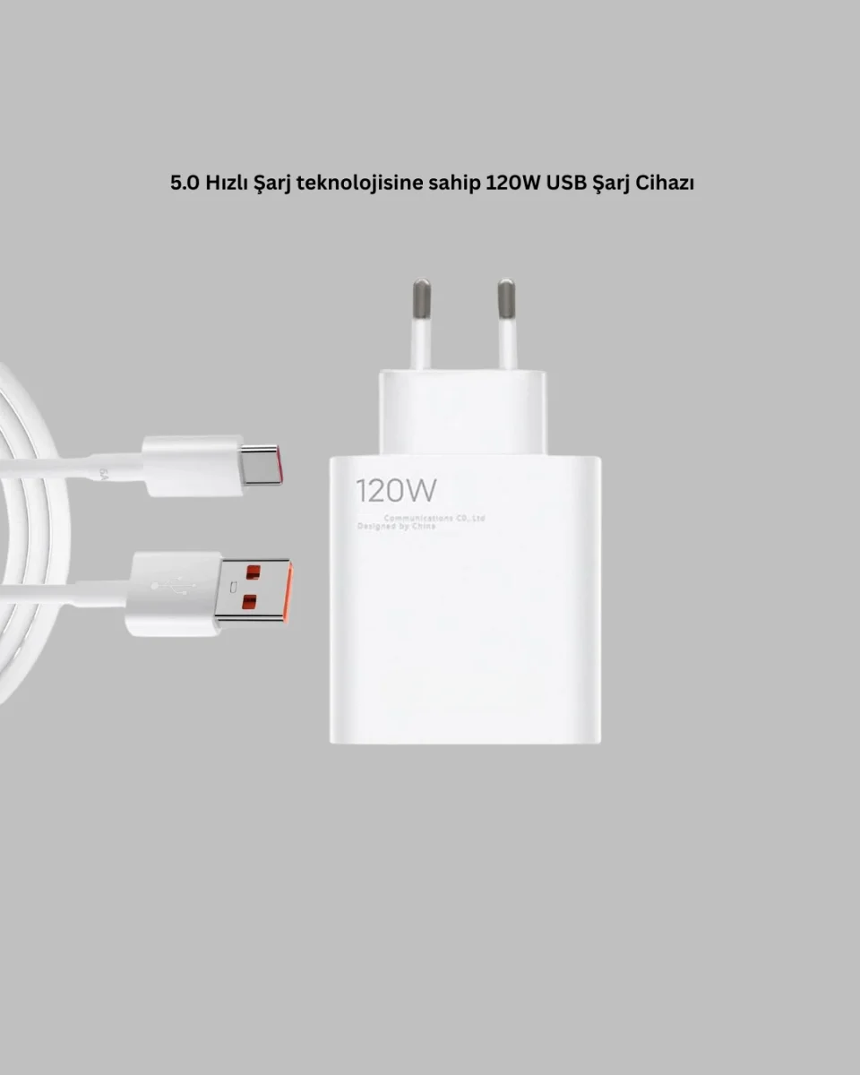 120 Watt Type C Hızlı Şarj Cihazı Reno 4 5 6 Uyumlu