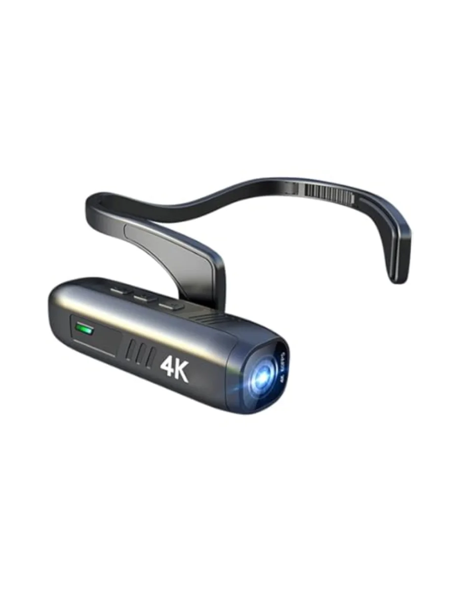 Kablosuz WiFi Bağlantılı 4K Mini Kamera 30MP Fotoğraf Giyilebilir Tasarım