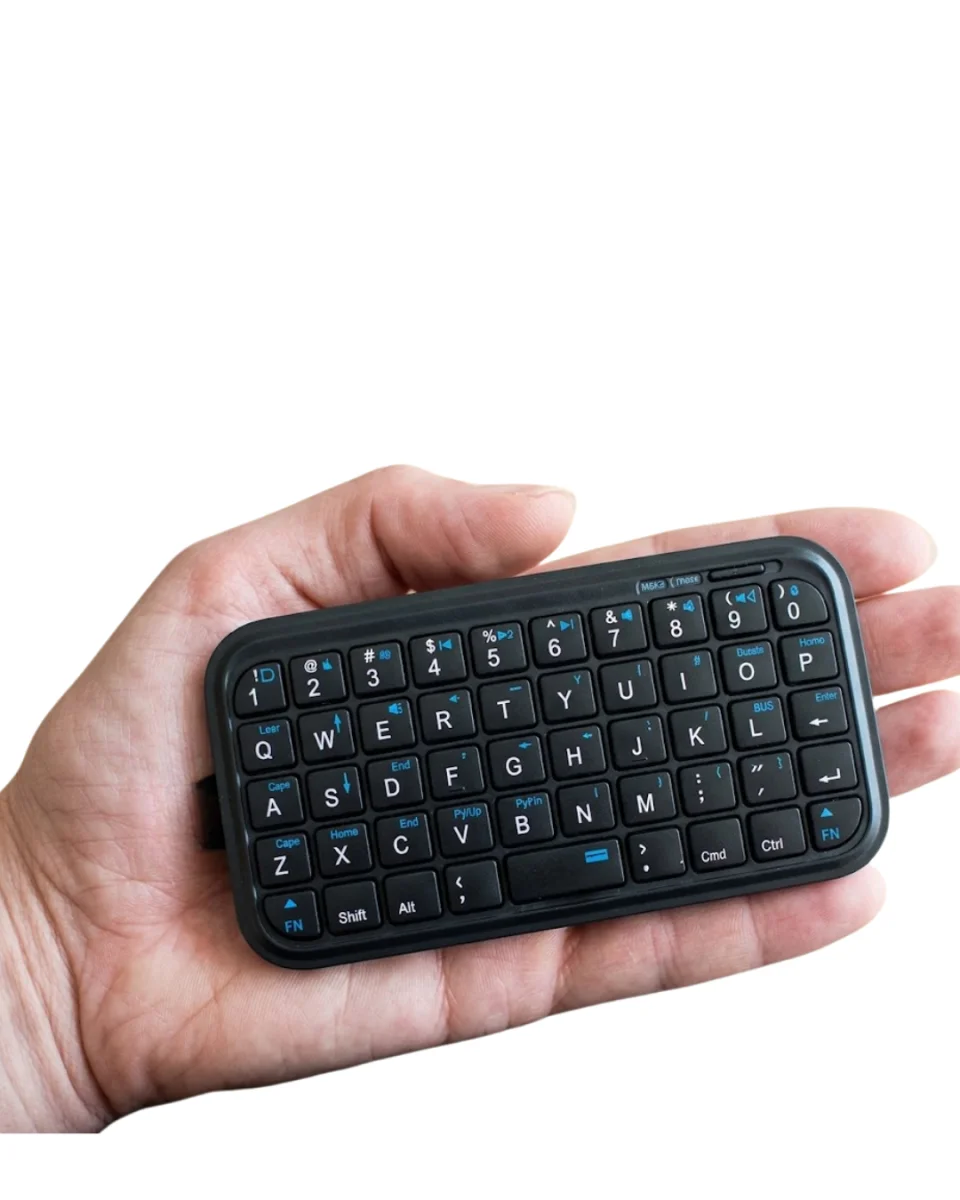Taşınabilir Mini Bluetooth Klavye Şarjlı Kablosuz Klavye
