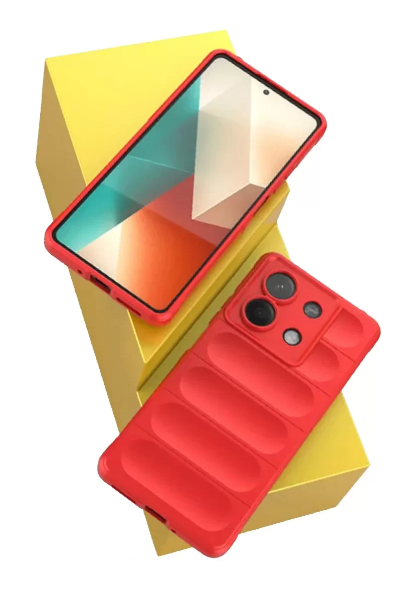Newface Xiaomi Poco X6 Kılıf Optimum Silikon - Kırmızı