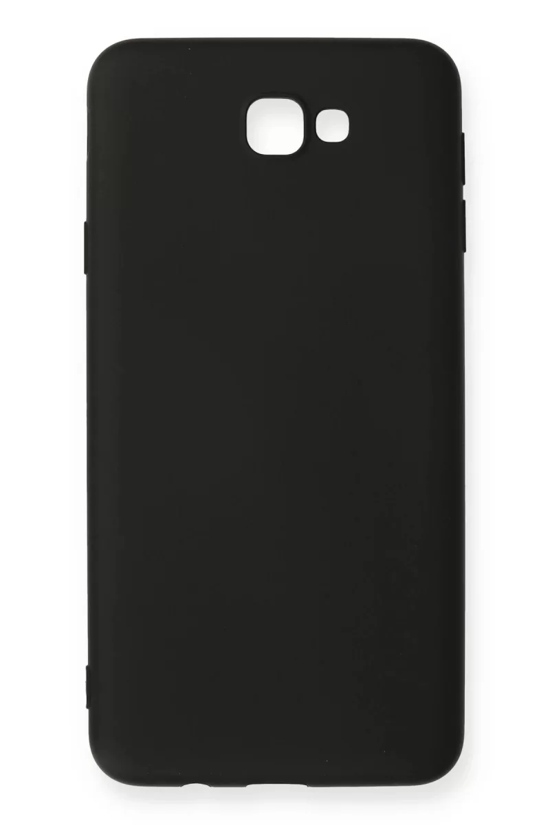Newface Samsung Galaxy J7 Prime Kılıf Nano içi Kadife Silikon - Siyah