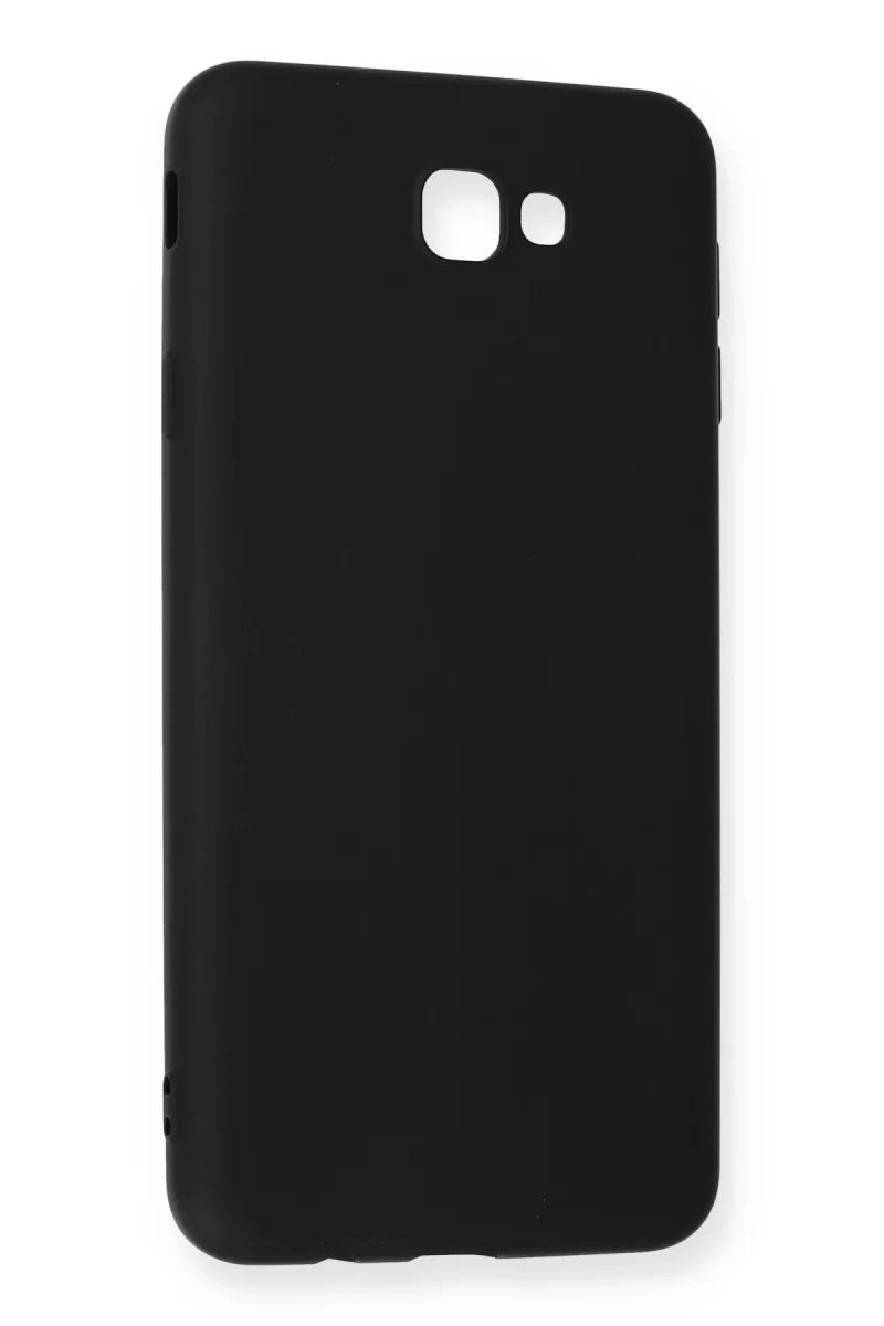 Newface Samsung Galaxy J7 Prime Kılıf Nano içi Kadife Silikon - Siyah