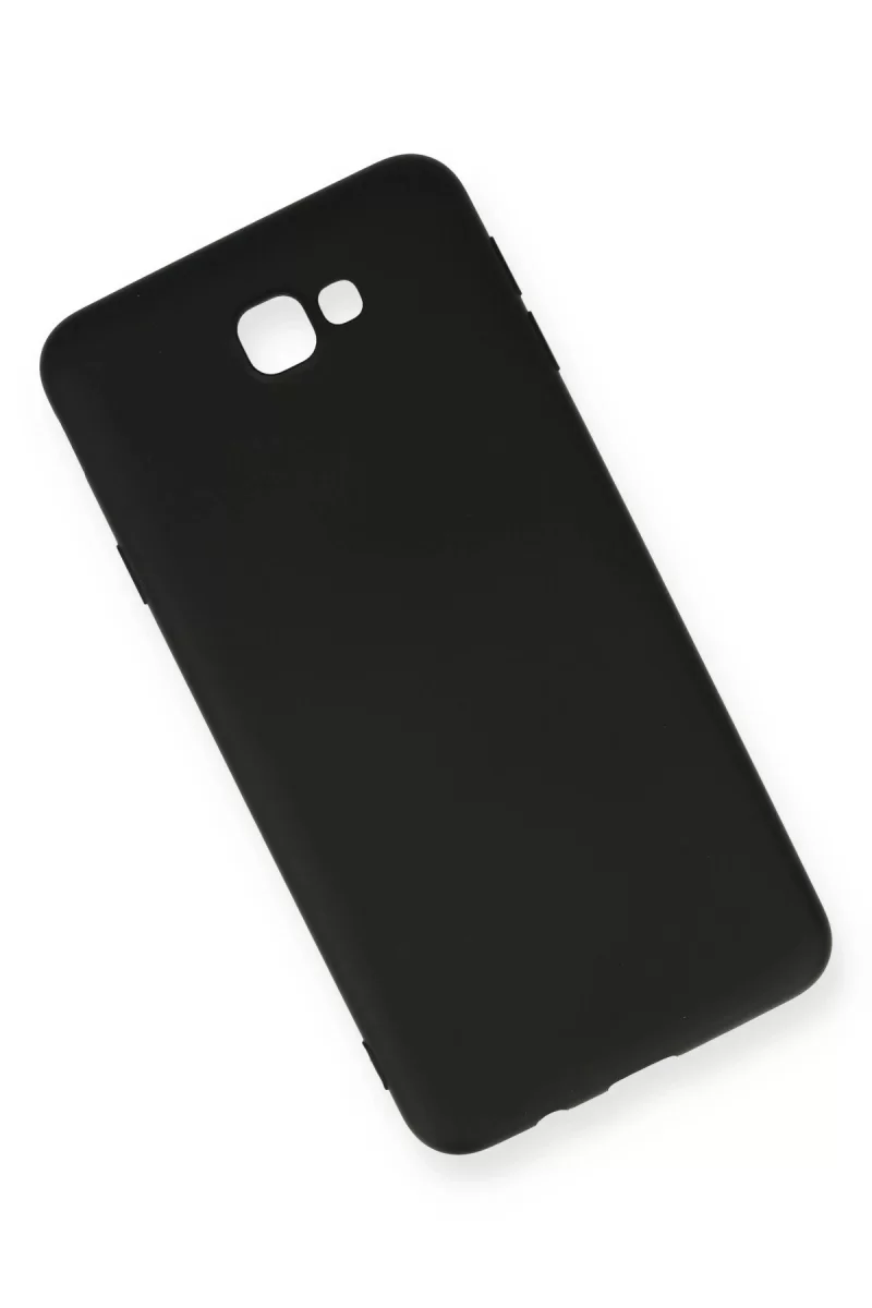 Newface Samsung Galaxy J7 Prime Kılıf Nano içi Kadife Silikon - Siyah
