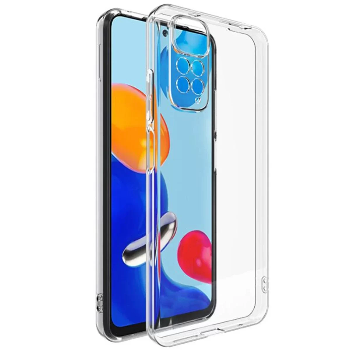 Newface Xiaomi Redmi Note 11S Kılıf Lüx Şeffaf Silikon