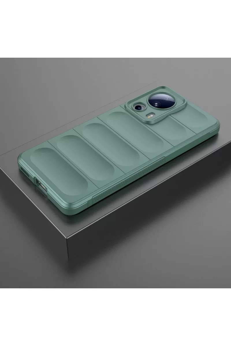 Newface Xiaomi Mi 13 Lite Kılıf Optimum Silikon - Koyu Yeşil