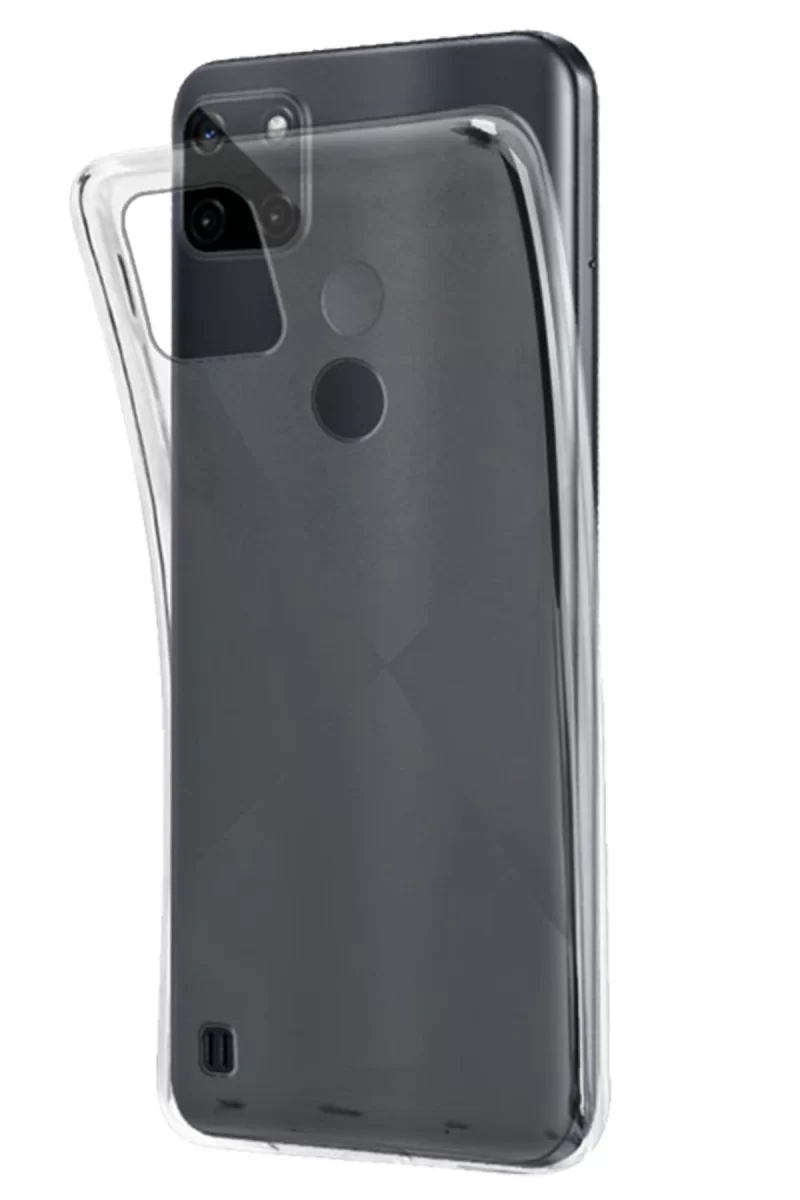 Newface Realme C25Y Kılıf Lüx Şeffaf Silikon