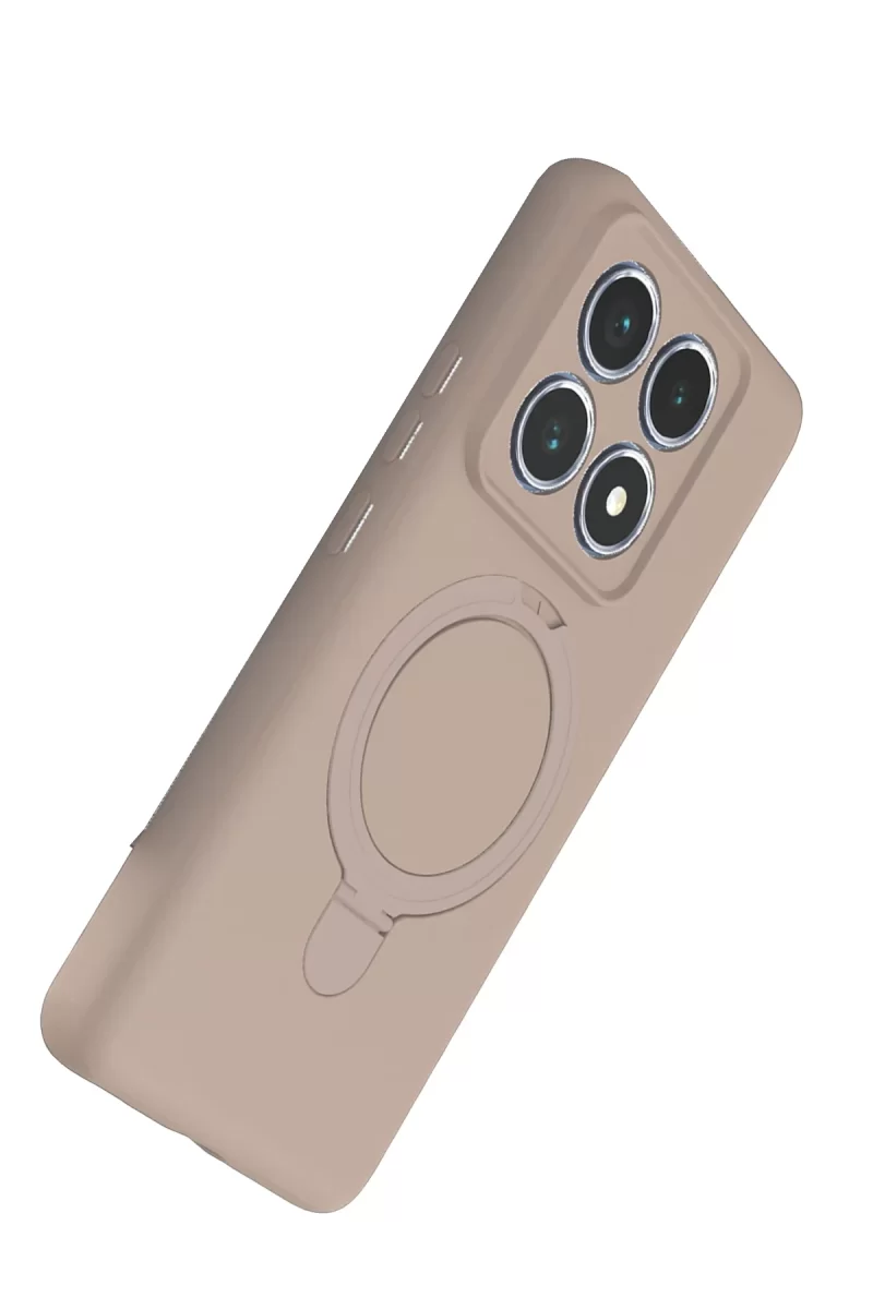 Newface Xiaomi Mi 14T Pro Regal Magsafe Standlı Kapak - Çöl Titanyum