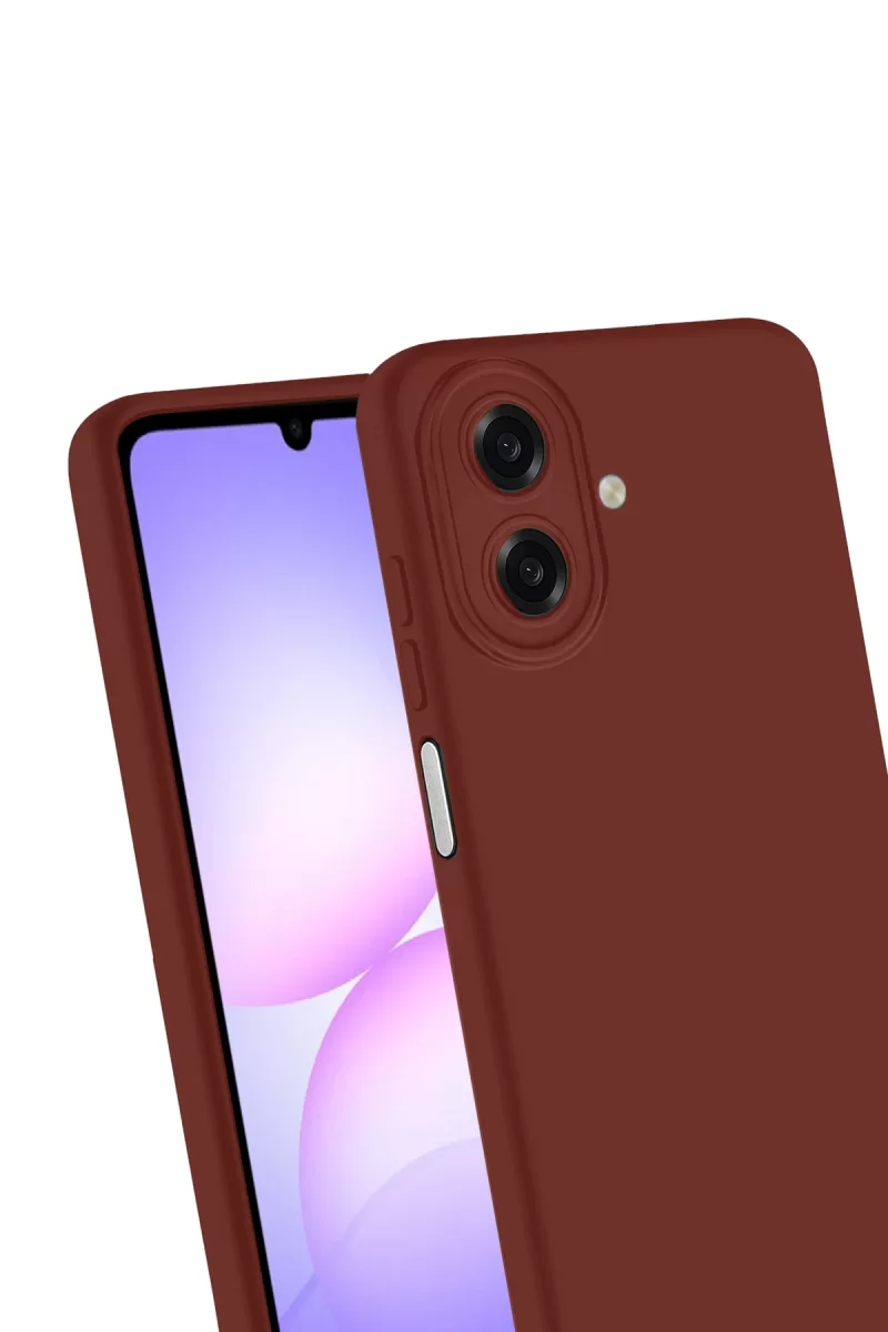Newface Samsung Galaxy A07 4G First Silikon - Bordo
