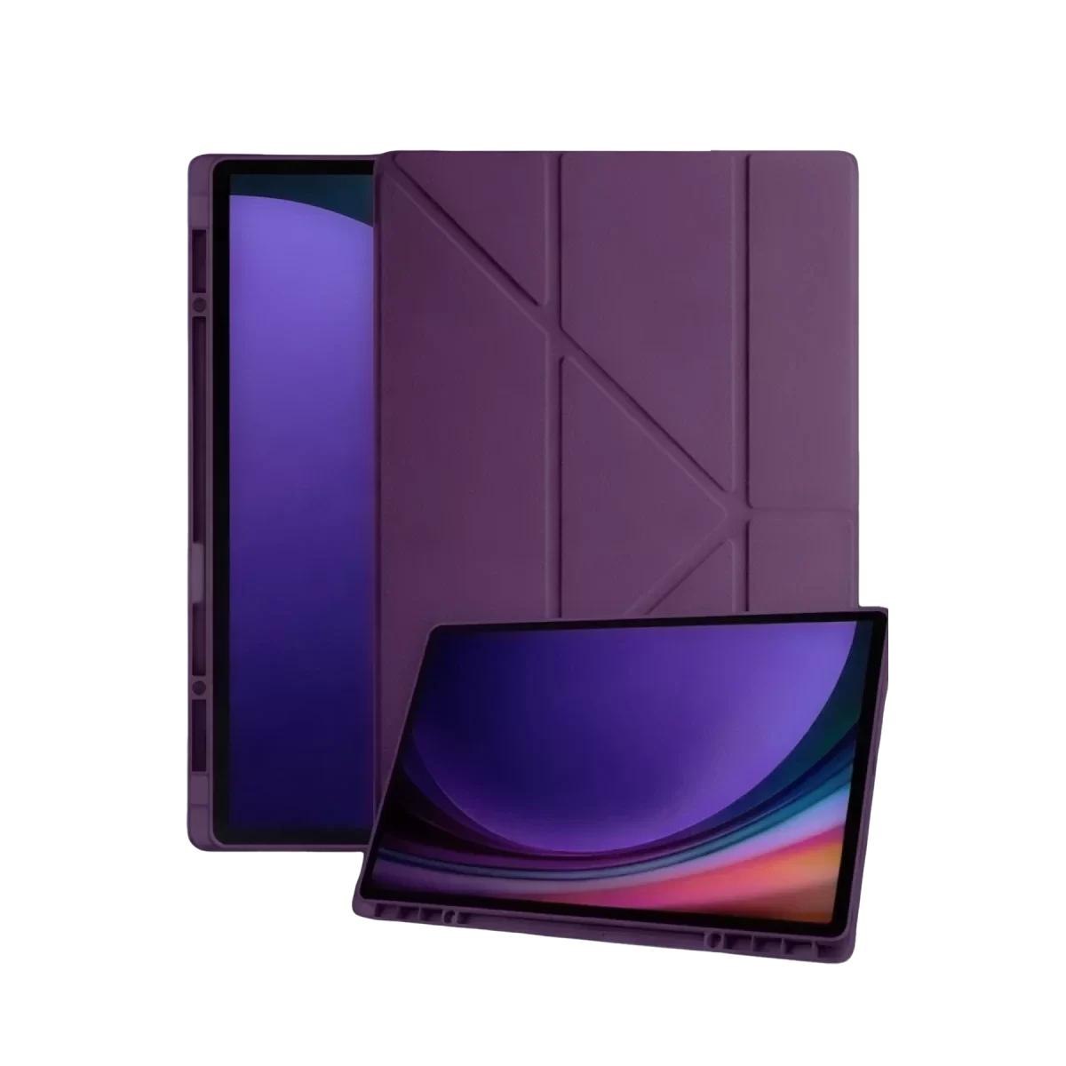 Newface Samsung Galaxy X730 Tab S11 Kalemlikli Mars Tablet Kılıfı - Mürdüm