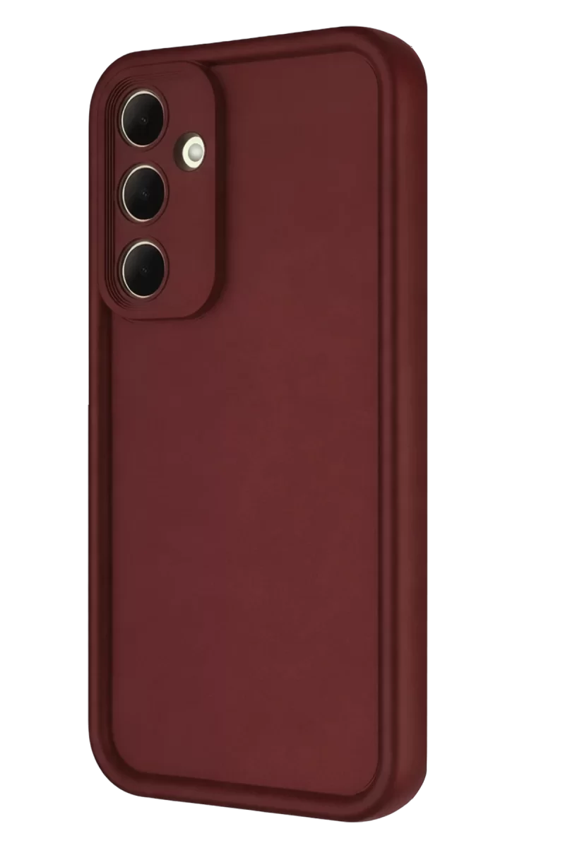 Newface Samsung Galaxy A56 Kılıf Viera Silikon - Bordo