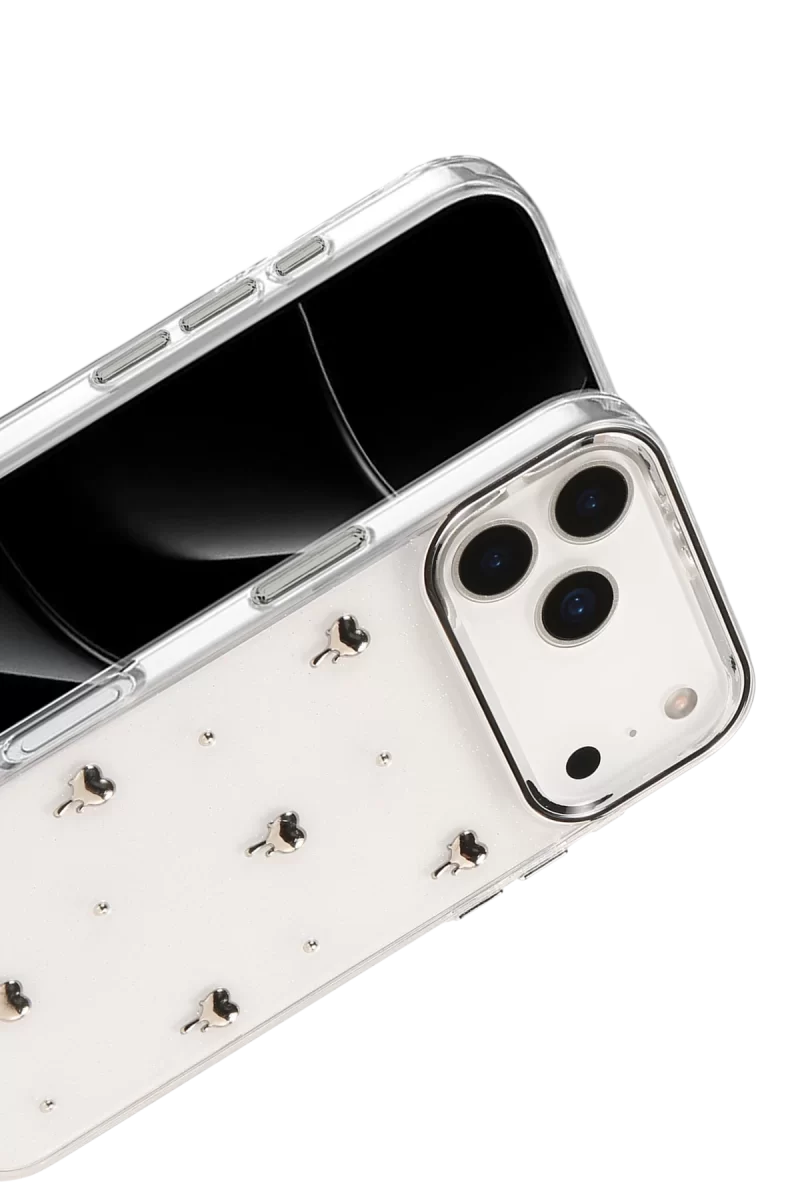 Newface Apple iPhone 17 Pro Max Fiyonk Desenli Kapak - Desen 1