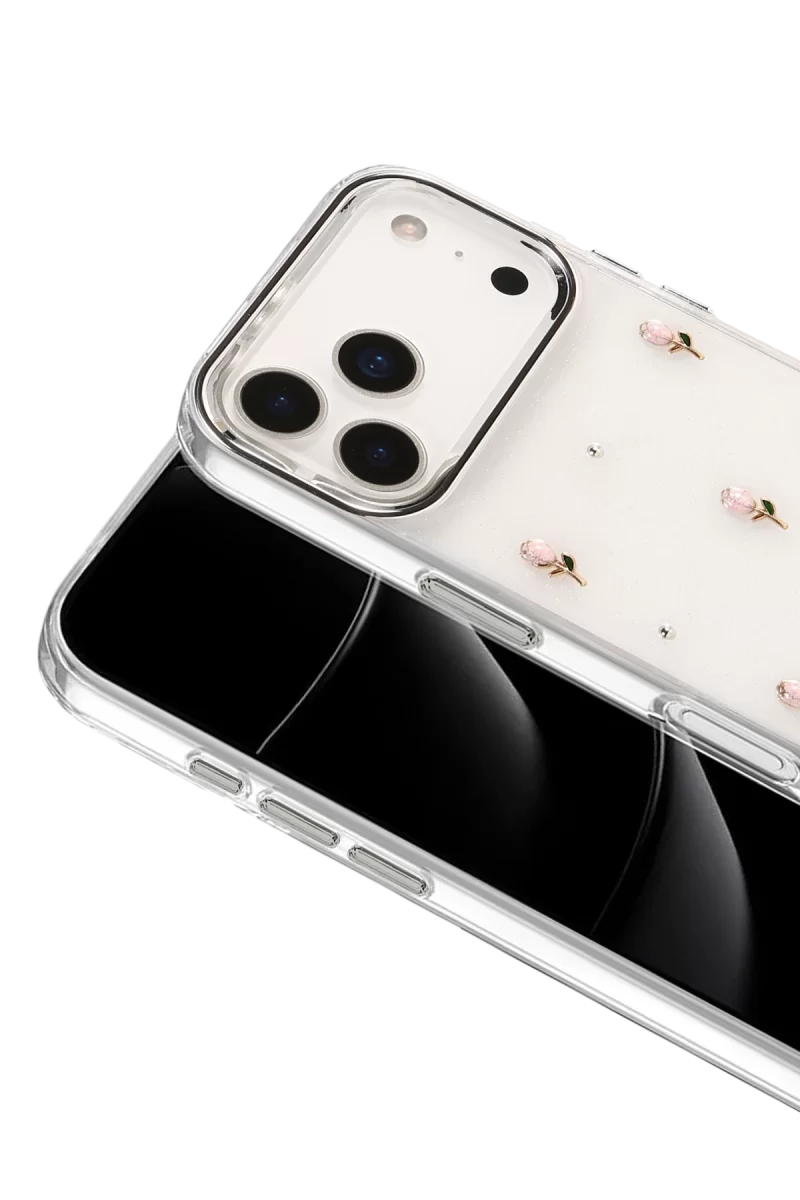 Newface Apple iPhone 17 Pro Max Fiyonk Desenli Kapak - Desen 6