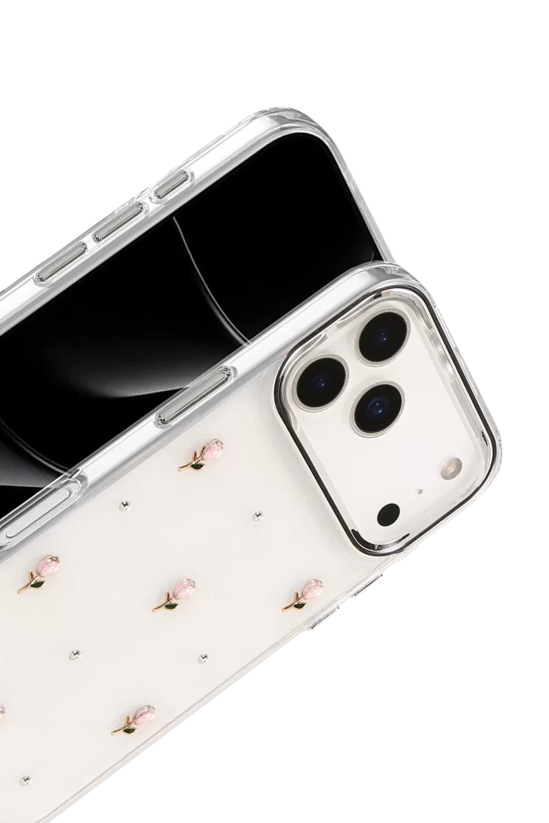 Newface Apple iPhone 17 Pro Max Fiyonk Desenli Kapak - Desen 6