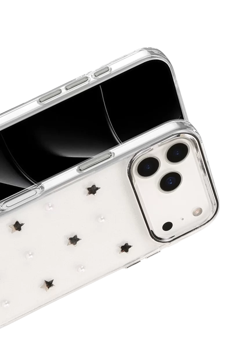 Newface Apple iPhone 17 Pro Max Fiyonk Desenli Kapak - Desen 7